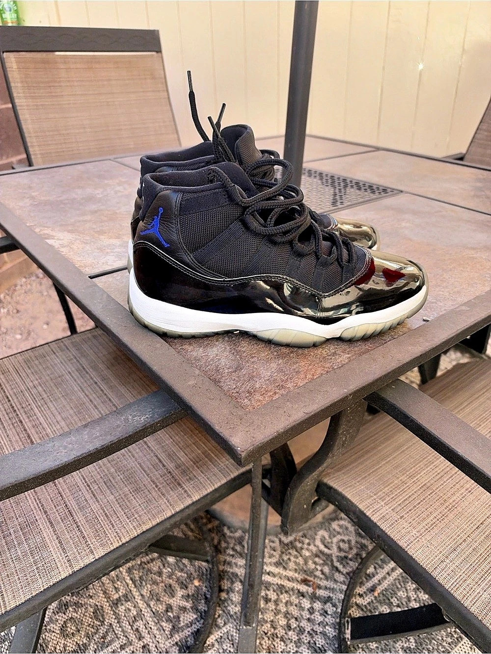 Jordan Air Jordan 11 Black & White Sneakers